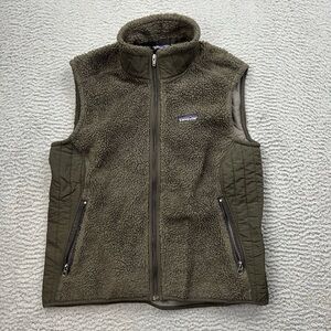 Patagonia Olive Fleece Vest